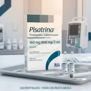 Pisatrina (Trimetoprima / Sulfametoxazol) 160mg/800mg Solución Inyectable