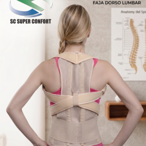 Faja Dorso Lumbar Superconfort BK-079 – Soporte y Alineación de Columna